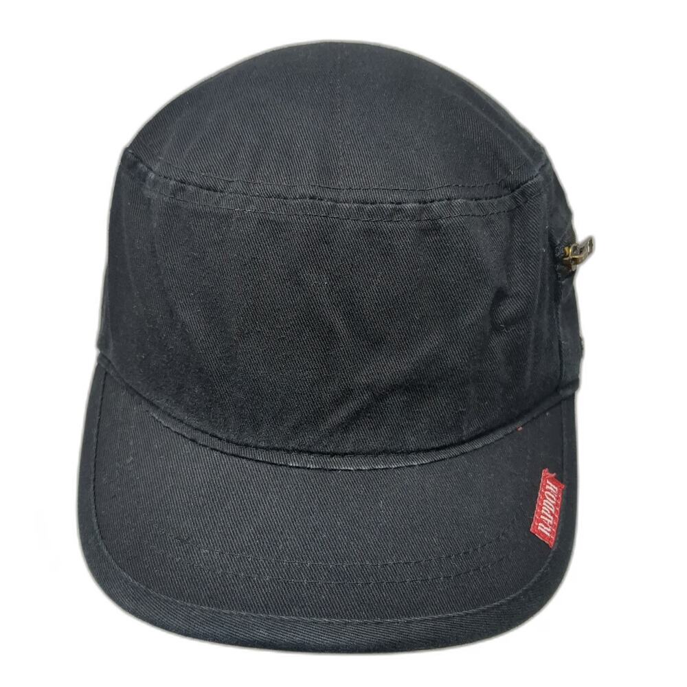 Rapid Dominance Army Cap Black M Side Zipper Pocket Distressed Tactical Hat